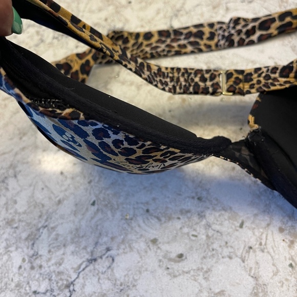 Animal print Padded Bikini top - Picture 5 of 7